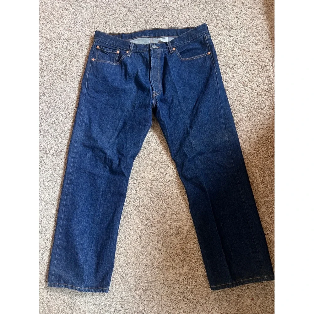 Vintage Levis 501 XX Mens Straight Leg Jeans Blue Indigo Denim W40 L32 Cotton